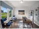 Stylish home office with abundant natural light and comfortable seating arrangements at 659 White Birch Ln, Angier, NC 27501