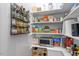 Well-organized pantry with shelves and baskets, offering ample storage space at 811 E Lane St, Raleigh, NC 27601