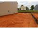 New construction home featuring a dirt backyard awaiting landscaping in a new community at 944 Bombardier Ln, Spring Hope, NC 27882