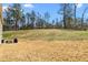 Wide shot of the spacious backyard, displaying ample outdoor space and landscaping potential at 1009 Haynoke Dr, Graham, NC 27253