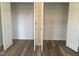 Two closets with shelving in a home at 113 Conner Dr # 203, Chapel Hill, NC 27514
