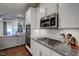 Kitchen with stainless steel appliances, granite countertops, gas range at 124 Shale Creek Dr, Durham, NC 27703
