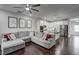 Open concept living room and kitchen at 124 Shale Creek Dr, Durham, NC 27703