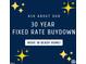 Advertisement for a 30 year fixed rate buydown and move-in ready homes at 149 Gladstone Loop, Clayton, NC 27520