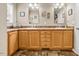 Bathroom boasts dual sinks, generous counter space, and cabinet storage at 1510 Asbury Church Rd, Sanford, NC 27330