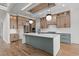 Spacious kitchen featuring a large island and stainless steel appliances at 200 Broadleaf Ln, Youngsville, NC 27596