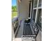 Inviting front porch with a stylish bench, perfect for enjoying the outdoors at 236 Bragg Ln, Hurdle Mills, NC 27541