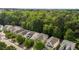 An aerial view featuring the community with a canopy of trees and well manicured lawns at 3002 Remington Oaks Cir, Cary, NC 27519