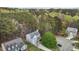 Aerial view of a two-story home nestled among mature trees at 338 Howland Ct, Creedmoor, NC 27522