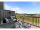 Inviting deck area with comfortable seating and views of the surrounding neighborhood at 520 Austin View Blvd, Wake Forest, NC 27587