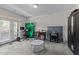 Spacious living room featuring an office space and a door to the outside at 520 Austin View Blvd, Wake Forest, NC 27587
