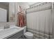 Clean bathroom with shower and tub boasts a modern vanity and stylish decor at 528 Brycewood Dr, Burlington, NC 27215