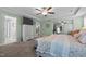 Light and bright main bedroom featuring an open layout and access to sitting room at 528 Brycewood Dr, Burlington, NC 27215