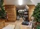 Ample storage room with exposed wood floors and walls, ideal for organization and storage at 5420 Deer Forest Trl, Raleigh, NC 27614