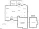 Detailed floor plan showcasing the layout of the home, including room dimensions and features at 6673 Nc 96 W Hwy, Youngsville, NC 27596