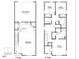 Detailed floor plan showcasing the layout of the first and second floors, including room dimensions at 832 Old Tarboro Rd, Wendell, NC 27591