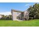 Well-maintained backyard features a home with vinyl siding at 95 Lockhaven Ct, Cameron, NC 28326