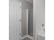 This bathroom features a shower and tub at 104 Harvolly Dr, Holly Springs, NC 27540
