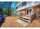 View of backyard with deck and easy access to property at 104 Old Cooper Sq # Bldg J 3, Chapel Hill, NC 27517