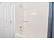 Bathroom with a shower stall and tub at 104 Planetree Ln, Cary, NC 27511