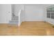 Living room with staircase at 104 Sir Richard Ln, Chapel Hill, NC 27517