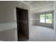 Bedroom ready for customization featuring a large window at 183 Pecan Valley Way, Four Oaks, NC 27524