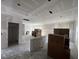 Spacious living room features ample lighting and is ready for new finishes at 183 Pecan Valley Way, Four Oaks, NC 27524