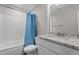 Bathroom featuring granite countertops, tub, and shower with modern fixtures, ideal for a relaxing experience at 1914 Jack Rd, Clayton, NC 27520