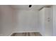 Bedroom featuring built in cabinets, neutral paint, and modern flooring at 202 November St, Garner, NC 27529