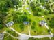 Aerial view of a residential area with lush greenery at 3004 Red Cir, Willow Springs, NC 27592