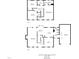 A detailed floor plan showcases the layout of a home's levels, including the living area, kitchen, and bedrooms at 3004 Red Cir, Willow Springs, NC 27592