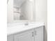 Bathroom features white vanity with a large mirror and sink at 364 Springtime Fields Ln, Wake Forest, NC 27587