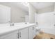 Bathroom features a double sink vanity and a shower and tub combo at 364 Springtime Fields Ln, Wake Forest, NC 27587