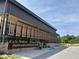 Joyner Park Community Center exterior with a contemporary design under a blue sky at 406 Bakewell Ct, Wake Forest, NC 27587