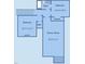 This home features a floor plan with two bedrooms, a bonus room, bathroom and walk-in closet at 406 Bakewell Ct, Wake Forest, NC 27587
