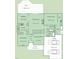Detailed floorplan showcasing layout and dimensions of rooms and spaces at 406 Bakewell Ct, Wake Forest, NC 27587