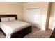 Bright bedroom features a spacious layout, carpet, and large closet at 428 Parlier Dr, Apex, NC 27523