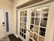 View through French doors showcasing a home office at 428 Parlier Dr, Apex, NC 27523