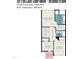 Detailed second floor plan featuring the primary bedroom, additional bedrooms and baths, and closet space at 521 Village Loop Dr, Apex, NC 27502