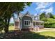 View of home's siding, covered porch, brick foundation, and windows showing an updated home at 5337 Nc Hwy 96, Selma, NC 27576