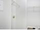 This walk-in closet offers ample shelving for organization at 5456 Grand Traverse Dr, Raleigh, NC 27604