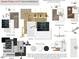 Home design selection board showcasing interior finishes, fixtures, and exterior elements for a cohesive style at 63 W Victoria Ridge Dr # 31, Selma, NC 27576