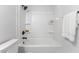 Modern bathroom with tub and shower combo at 806 Martin Luther King Jr Dr, Smithfield, NC 27577