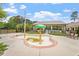 Community splash pad with play features, providing a refreshing and entertaining area for families at 913 S South Bend Dr, Durham, NC 27713