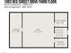 Third floor plan featuring a large multi purpose room with utility and storage spaces at 1003 Red Sunset Dr, Apex, NC 27502