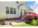 Patio and wooden deck located in the backyard of the house at 1007 Grandover Dr, Durham, NC 27713