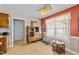 Eat-in kitchen includes a small table and large windows for natural light at 106 Contender Dr, Clayton, NC 27520
