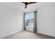 Bedroom featuring window, carpet, and minimalist aesthetic at 109 Imagine Way, Pittsboro, NC 27312