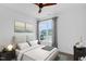 Bedroom with a window and a king sized bed at 109 Imagine Way, Pittsboro, NC 27312
