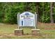 Lake Royale Pavilion sign at 116 Shawnee Dr, Louisburg, NC 27549